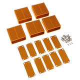 Maxbell 5Pieces Extruded Aluminum Box Enclosure PCB Cooling Case DIY 45x19x45mm