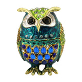 Maxbell Jewelry Box Organizer for Home Decor Animal Figurine for Hairpins Girlfriend Blue