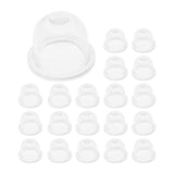 Maxbell 20x Lawn Mower Oil Cups Replacement Bulb Oil Cups for Outdoor Chainsaws 1.9cmx1.5cm