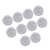 Maxbell 10Pcs Replacement Pads for Window Cleaning Robot Universal Microfiber Cloth Plush Texture