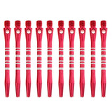 Maxbell 10 Pcs 52mm Thread Alloy Re-Grooved Dart Stems Shafts Red - Aladdin Shoppers