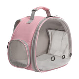 Hamster Carrier Backpack Breathable Multifunction for Hedgehog Bird Rabbit Pink - Aladdin Shoppers