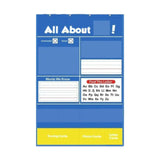 Maxbell Letter Learning Pocket Chart Alphabet Pocket Organizer for Kids Kindergarten