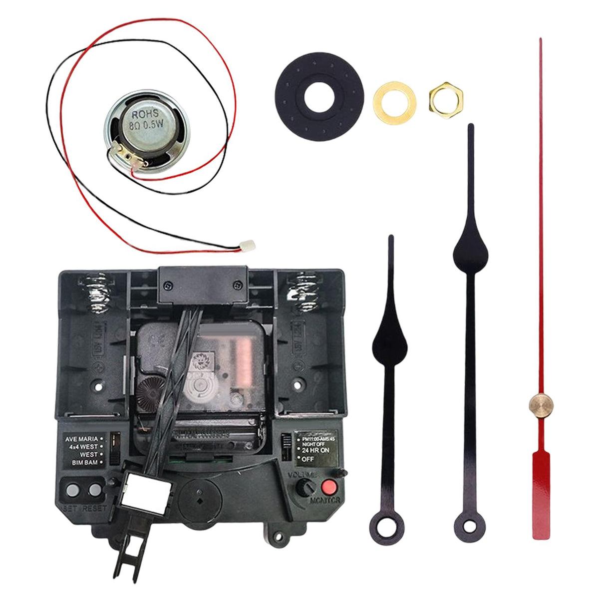 Maxbell Maxbell Quartz Pendulum Clock Movement Replacement Repair Accessories  Style H