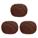 Chunky Yarn Thicken Knit Blanket Yarn for Crocheting Hand Knitting Hats Brown