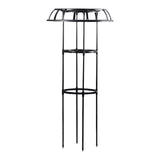 Maxbell Garden Trellis Tools Black Plant Support Trellis for Vines Cucumbers Flowers 105x50cm