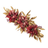 Maxbell Artificial Christmas Centerpiece Ornament for Fireplace Balcony Thanksgiving