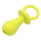 Maxbell Maxbell 3Pcs Bite Resistant Bell Rubber Pacifier Pet Dog Puppy Molar Chew Training Toys Color Random Delivery