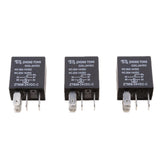 Maxbell 10x3 Pieces 24V 30A Car Automotive Van Boat Electronic 5 Pin SPST Relays