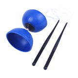 Maxbell Chinese Yoyo Diabolo Set Portable Juggling Toy for Adults Children Beginners Blue S