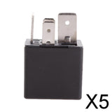 Maxbell 5x12V 80A 4 Pin Automotive Normally Open Contact Relay