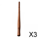 Maxbell 3xWooden Calligraphy Dip Pen Holder for Various Pen Nib Portable Compact Retro Brown
