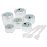 Maxbell Maxbell 6 Pieces Resuable Travel Sample Bottle Container Makeup Empty Jar Pot Box 1#