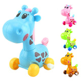 Maxbell Maxbell Baby Cartoon Clockwork Wind Up Toys Children Running Plastic Gift Giraffe