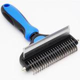 Maxbell Pet Grooming Comb Shedding Pet Supplies Hair Remover Thinning Comb Dog Puppy Blue