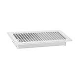 RV Floor Register 10 x 4" Air Vent Cover Cover for Indoor Floor Ceiling White