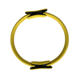 Pilates Ring Portable Exercise Equipment for Strength Training Home Gym Yoga Yellow