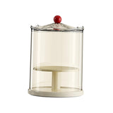 Maxbell Rotatable Showcase Figure Display Case for Action Dolls Charms Plush Figures