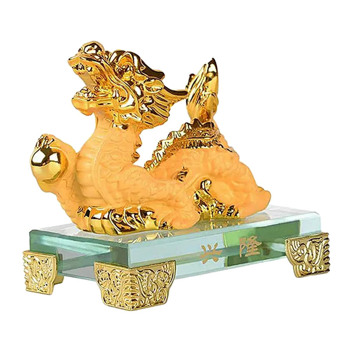 Maxbell Spring Festival Dragon Ornament Dragon Sculpture for Office Bedroom Tabletop