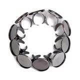 Maxbell 20 Pieces Adjustable Brass DIY Blank Ring Bezel Base for 25mm Cabochon