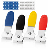 Maxbell Multipurpose Scrapers Cleaning Tools Paint Strip Tool for Tiles Glass Decals 4 Scrapers