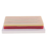 Maxbell 2 Sets Human Skin Wound Suture Pad Model Suturing Repeated Practice Kits