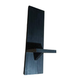 Maxbell Wall Sconce Candle Holder Wooden Wall Candle Sconce for Pathway Porch Office Black