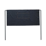Maxbell Denim Waist Apron with Pockets Short Half Apron for Baking Restaurant Black