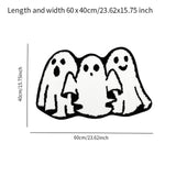 Maxbell Halloween Ghost Floor Mat Modern Indoor Door Mat for Kitchen Hallway Bedroom 40cmx60cm