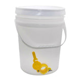 Maxbell Honey Pail Syrup Storage Portable Honey Bottling Bucket for Home Improvement 25L
