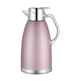 Maxbell Thermal Insulated Carafes Kettle 2.3L Drink Dispenser for Office Coffee pink