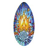 Maxbell Skimboard Standing 30inch Beach Paddle Board for All Skimming Kids Teenagers Energy