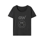 Maxbell Maxbell Womens T Shirt Summer Tee Shirt for Commuting Beach Daily Wear XL Grey