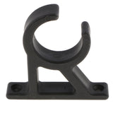 Black Nylon Boat Hook Clamp Holder Bracket Clip Durability 85x85mm Universal for Yatch Holder - Aladdin Shoppers