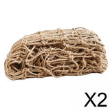 Maxbell 2xPlant Support Netting Jute Twine Trellis for Outdoor Balcony Climbing Plants 1Mx5M