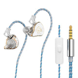 Maxbell in Ear Monitors Compact Stereo Sound Earphones for Workout Gym Running Music White