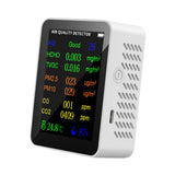 Maxbell Air Quality Meter Professional CO2 Detection Device for Hotel Kitchen School White