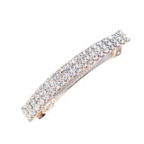 Automatic Rhinestone French Barrettes Large Hair Clip Hairpin Hair Accessory