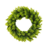 Artificial Xmas Wreath Christmas Winter Wreath for Indoor Outdoor Decoration green