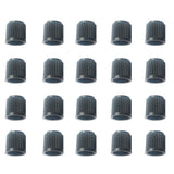 Maxbell 3x20 Pieces Black Plastic Car Motorcycle Tyre Tire Valve Stem Cap Dust Covers