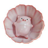 Maxbell Ceramic Tea Cup with Tea Pet Traditional for Teahouse Restaurant Living Room Style A