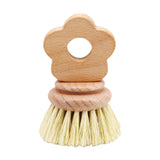 Maxbell Kitchen Dish Brush Wooden Home Dish Scrub Brush for Sink Cleaning Plate Dish 9.5x6x1.5cm