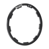 Maxbell Bicycle Cassette Flywheel Washer Hub Spacer Bike Grooved Gasket 1.5mm Black - Aladdin Shoppers