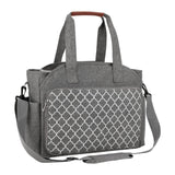 Maxbell Yarn Organizer Bag Storage Bag for Crochet Hooks Knitting Needle Accessories Gray