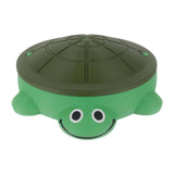 Maxbell Turtle Sandbox with Lid Compact Comfortable Beach Toy for Park Travel Garden