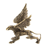 Maxbell Brass Griffin Figurine Vintage Animal Statue Animal Decor Gift Desktop Decor