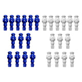 Maxbell Maxbell 26x Table Soccer Men Player Toys Home Foosball Table Parts Birthday Game Toy White Blue