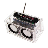 Maxbell DIY BT Compatible Speaker Kit FM Radio Soldering Practice Kit for DIY Lovers