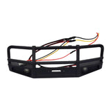 Maxbell Front Bumper with LED Light Upgrade for 1/18TH RC Crawler Car Fcx18 LC80 Style A