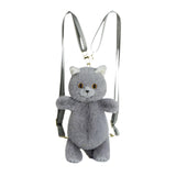 Maxbell Plush Backpack Handmade Stuffed Animal Toy for Gift Outdoor Sports Traveling